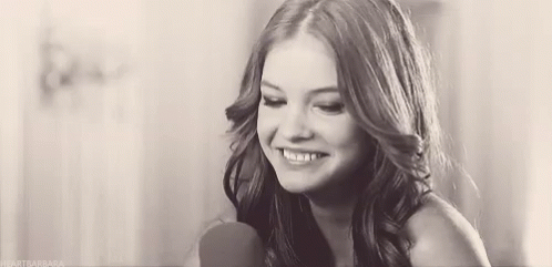 Barbara Palvin Laugh In Interview GIF