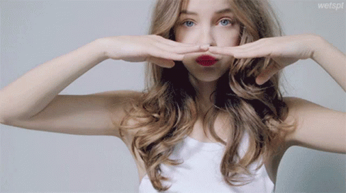 Barbara Palvin Serious Face GIF