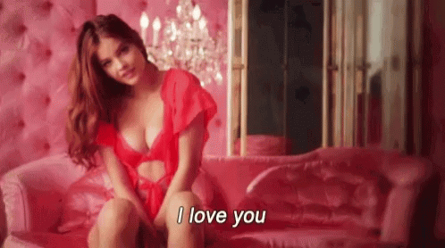 Barbara Palvin Sexy I Love You GIF