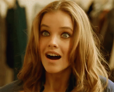 Barbara Palvin Was Shocked GIF