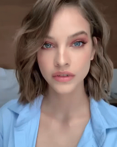 Barbara Palvin Winked To Camera GIF