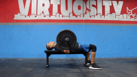 Barbell Row Chest Press Technique GIF