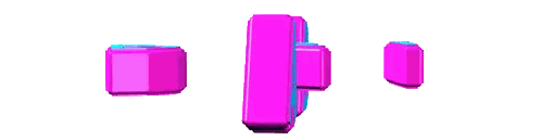 Barbi in Blue and Pink Letters