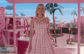 Barbie Doll in Pink Dress