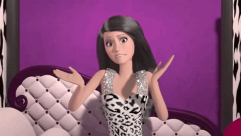 Barbie Doll Making Face