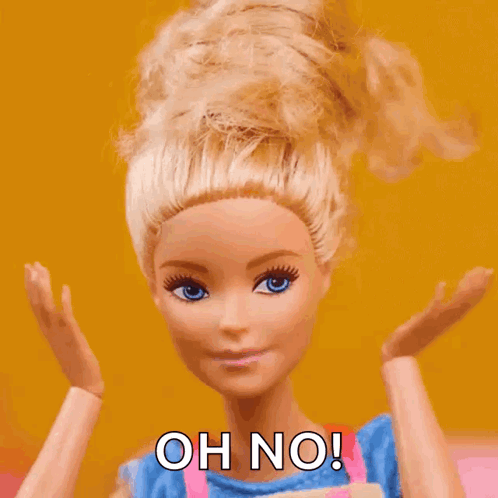 Barbie Doll Saying Oh No