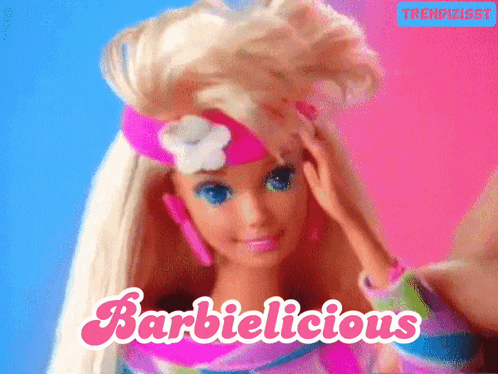 Barbie Doll With Barbilicious GIF