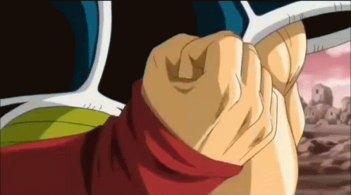 Bardock Fist Fight GIF