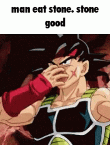 Bardock From DBZ Covering Nose