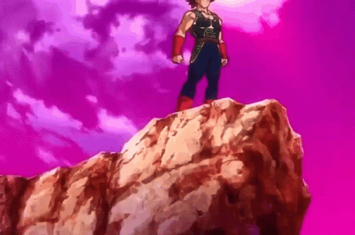 Bardock Standing And Looking GIF