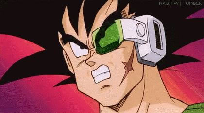 Bardock Strong Power Attack GIF