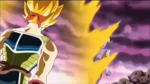 Bardock Versus Chill GIF
