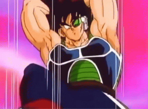 Bardock Versus Soldados GIF