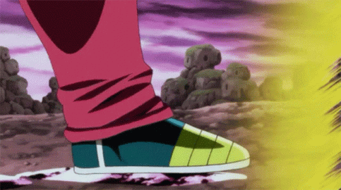 Bardock Whole Body Walking GIF