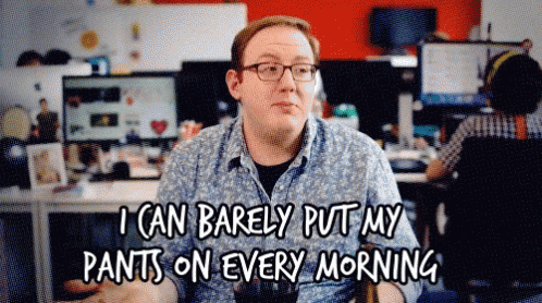Matt Bellassai Barely Put Pants GIF