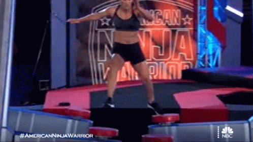 American Ninja Warrior Barely Made It GIF