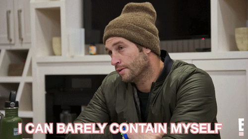 Barely Contain Myself Jay Cutler Don T Care GIF