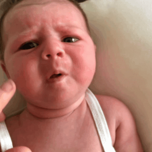 Barf Cute Baby Heaving GIF