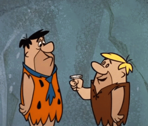 Barney And Fred Coin Flip GIF