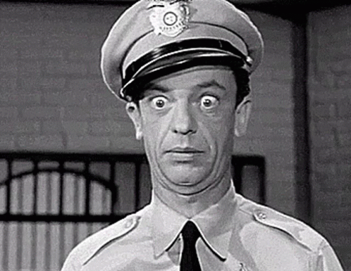 Barney Fife Almost Fainted GIF