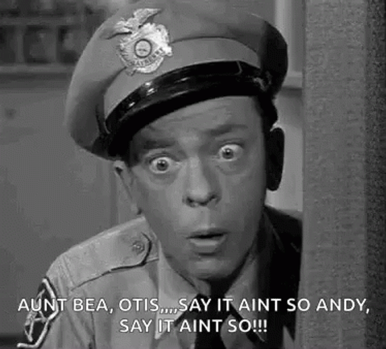 Barney Fife Being Amazed GIF