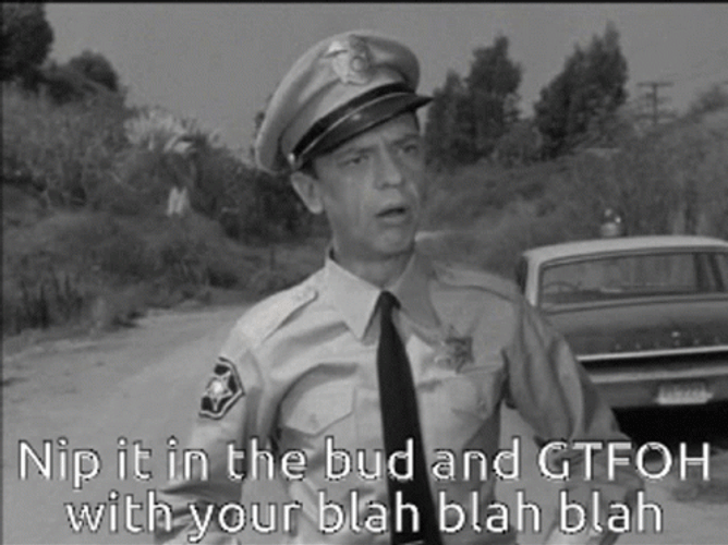 Barney Fife Being Furious GIF