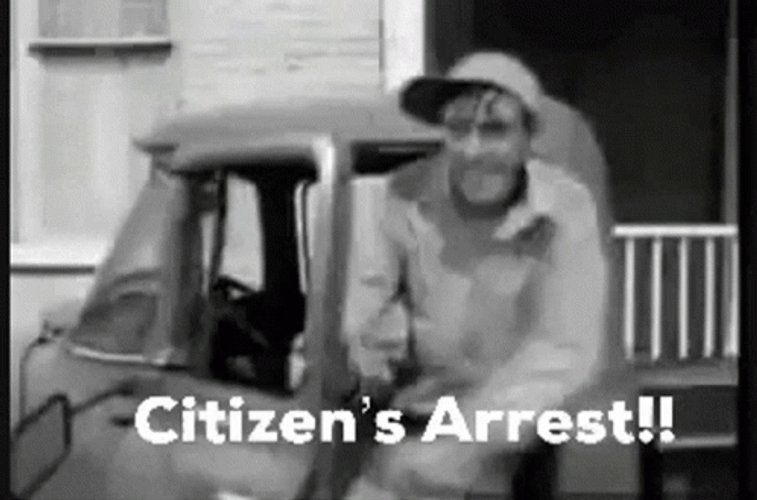 Barney Fife Citizen's Arrest GIF