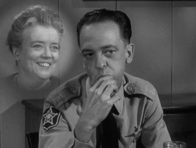 Barney Fife Daydreaming GIF