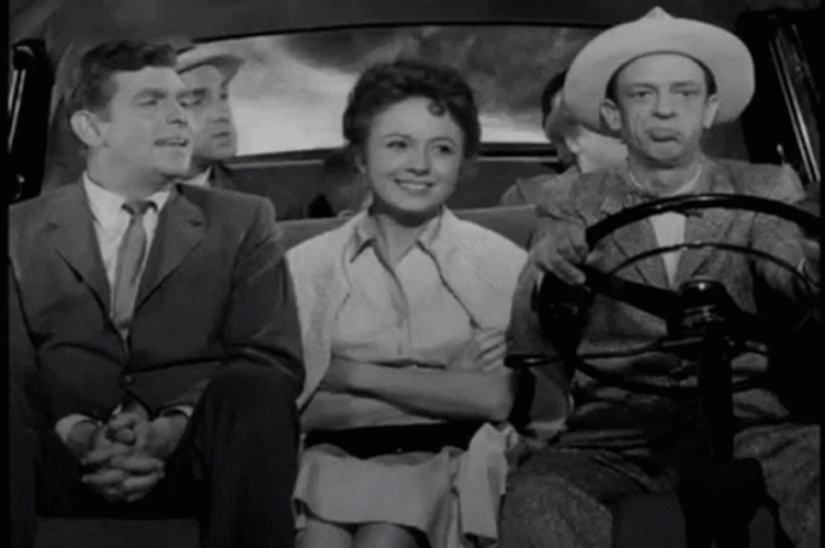 Barney Fife Happy Driving GIF