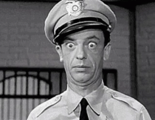 Barney Fife In Absolute Shock GIF