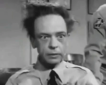 Barney Fife In Shock GIF