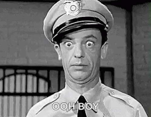 Barney Fife Oh Boy GIF