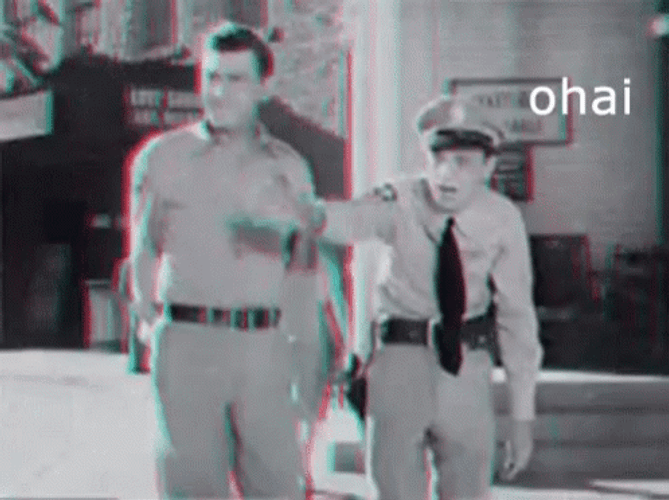 Barney Fife Pointing Out GIF