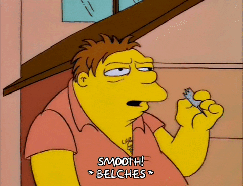 Barney Gumble Screaming Smooth GIF