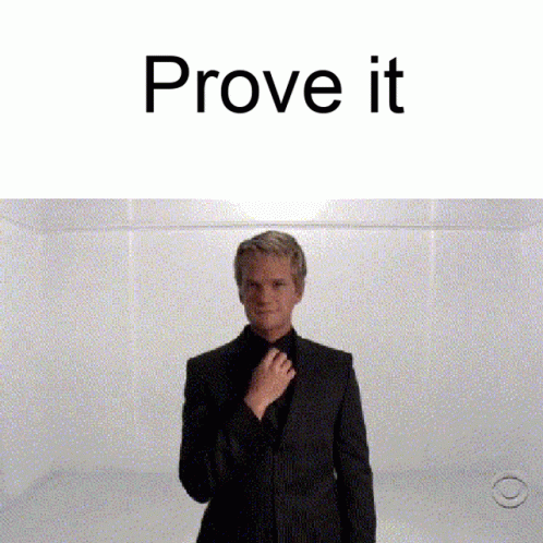 Barney Stinson Prove It GIF