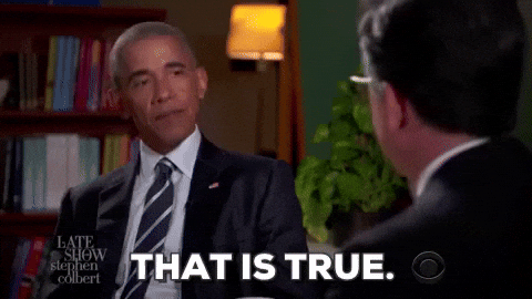 Barrack Obama True Dat That's Reality GIF