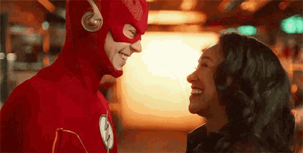 Barry Allen Iris West-allen Happy Hug The Flash GIF