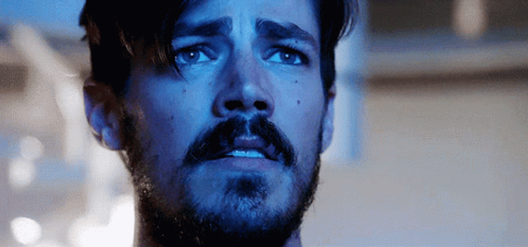Barry Allen Sad Look The Flash Speed Force GIF