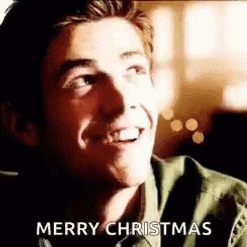 Barry Allen The Flash Merry Christmas Meme GIF