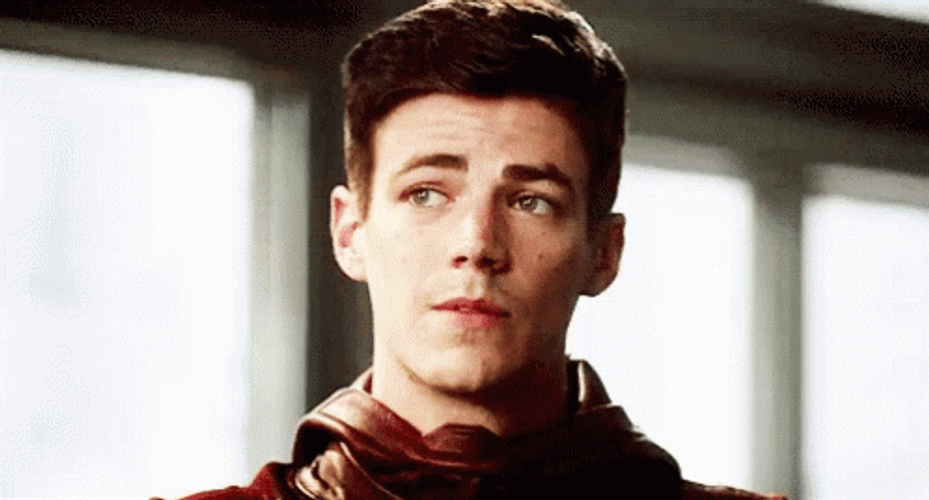 Barry Allen The Flash Nah Shocked Confused Reaction GIF