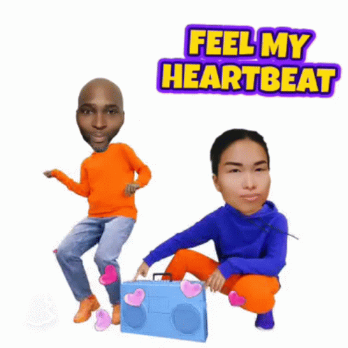 Barry Gibb Feel My Heart Beat GIF