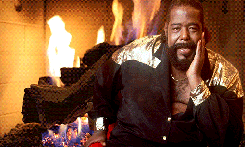 Barry White Fireplace GIF