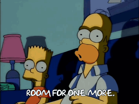 Bart and Homer Simpson