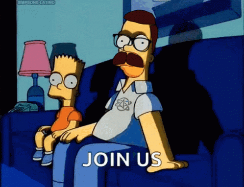 Bart and Homer Sitting on Couch