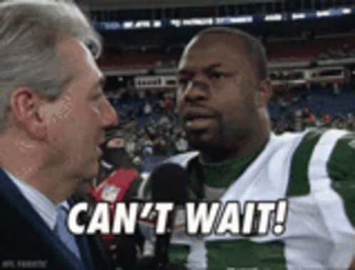 Bart Scott Can't Wait I Want It GIF
