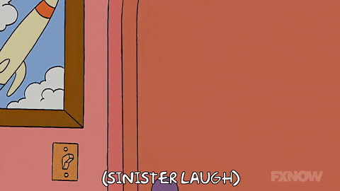 Bart Simpson Crazy Sinister Laugh GIF