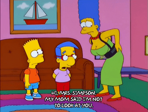 Bart Simpson Large Marge GIF