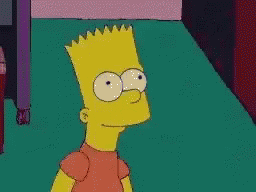Bart Simpson Looking at Something