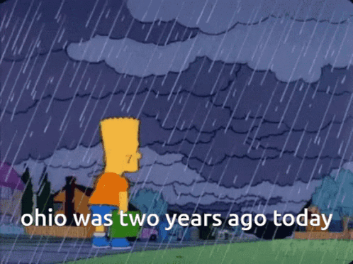 Bart Simpson Rain Ohio Was Two Years Ago Today