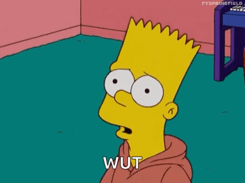 Bart Simpson Sitting In Corner Saying Wut